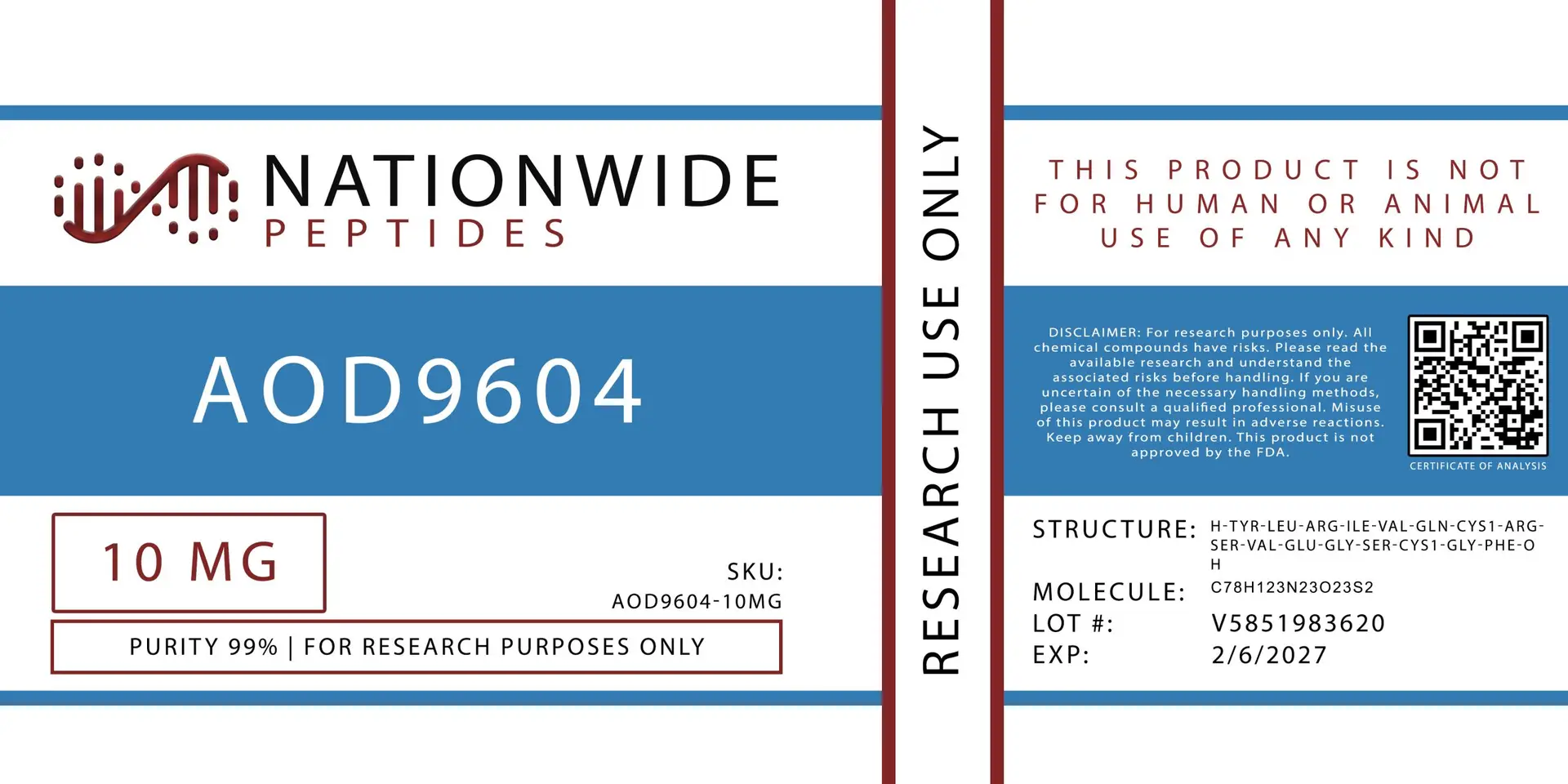 AOD9604 Peptide - Image 4