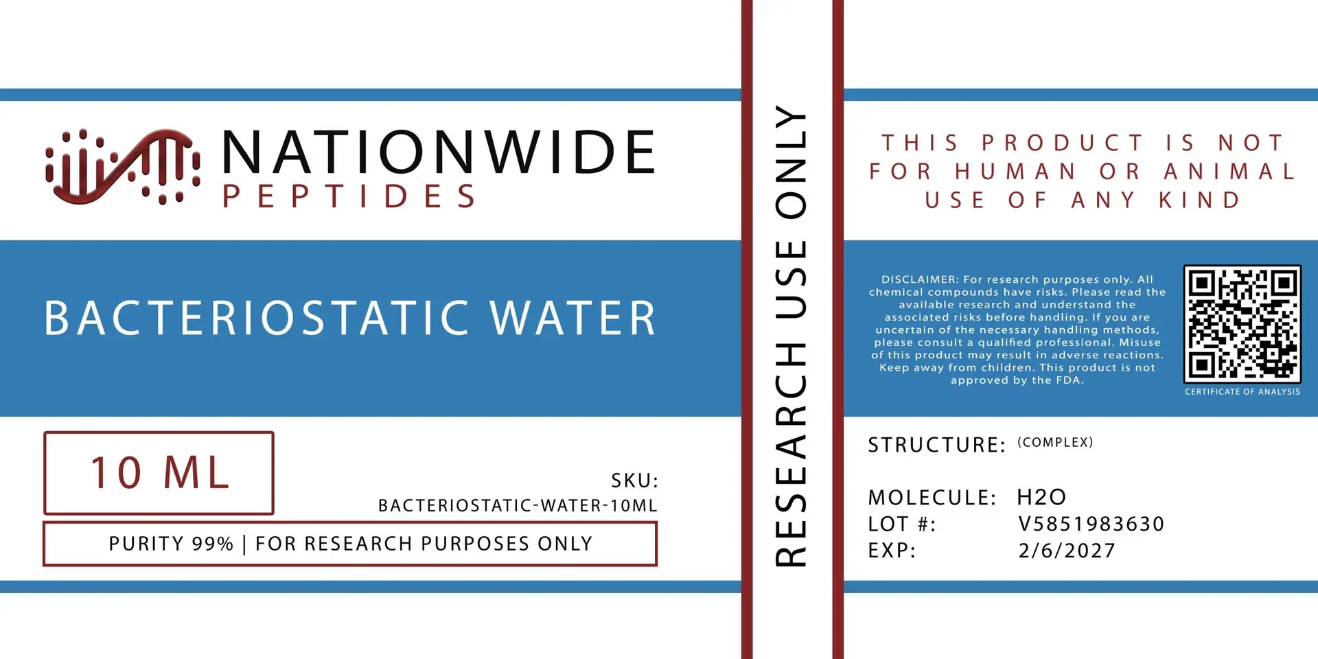 Bacteriostatic Water (Bac Water) - Image 4