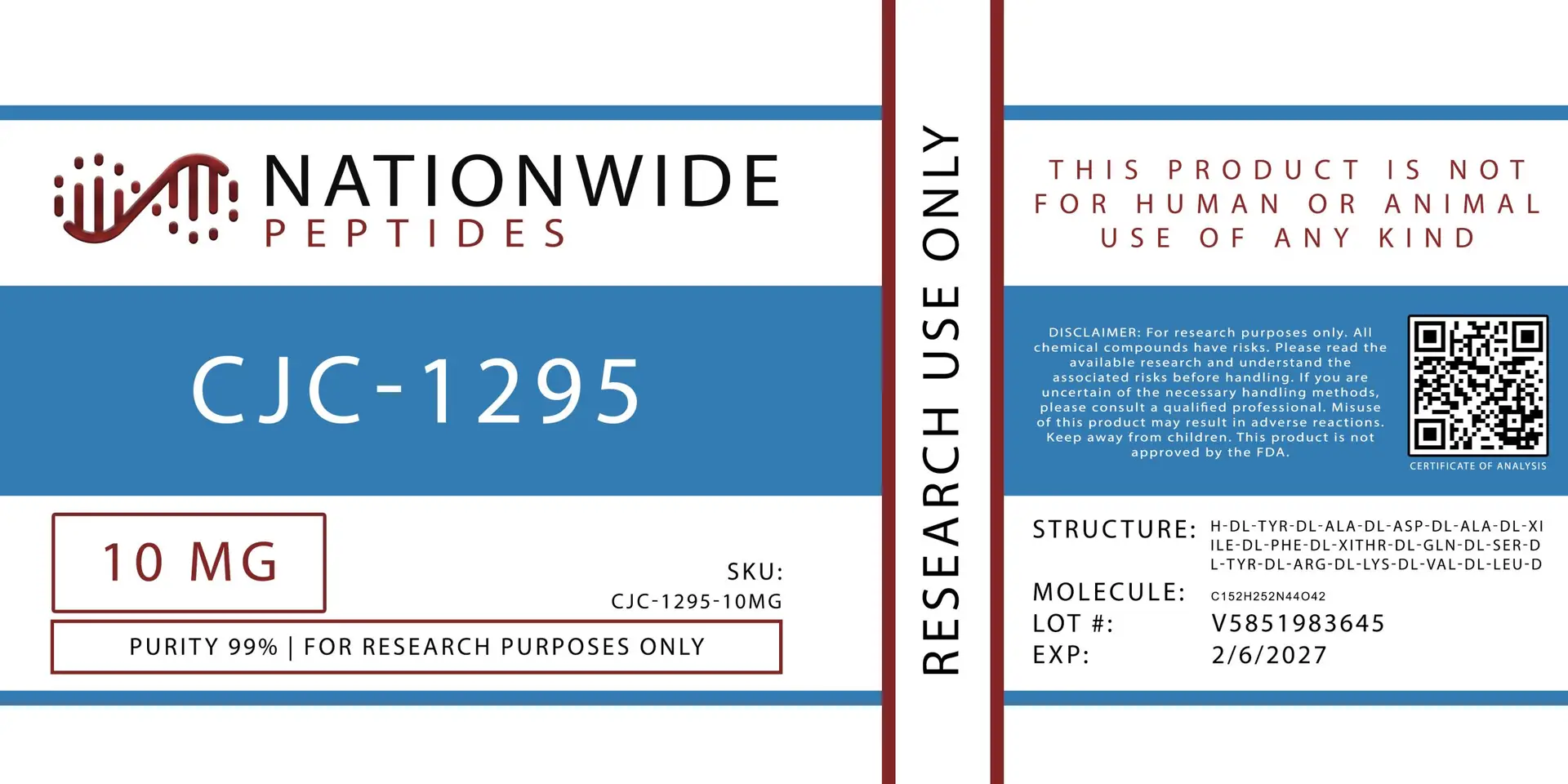 CJC-1295 (without DAC) Peptide - Image 4
