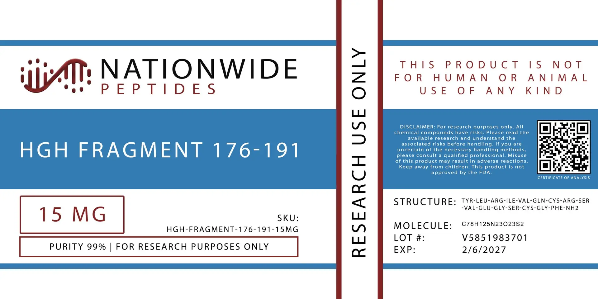 HGH Fragment 176-191 Peptide - Image 4