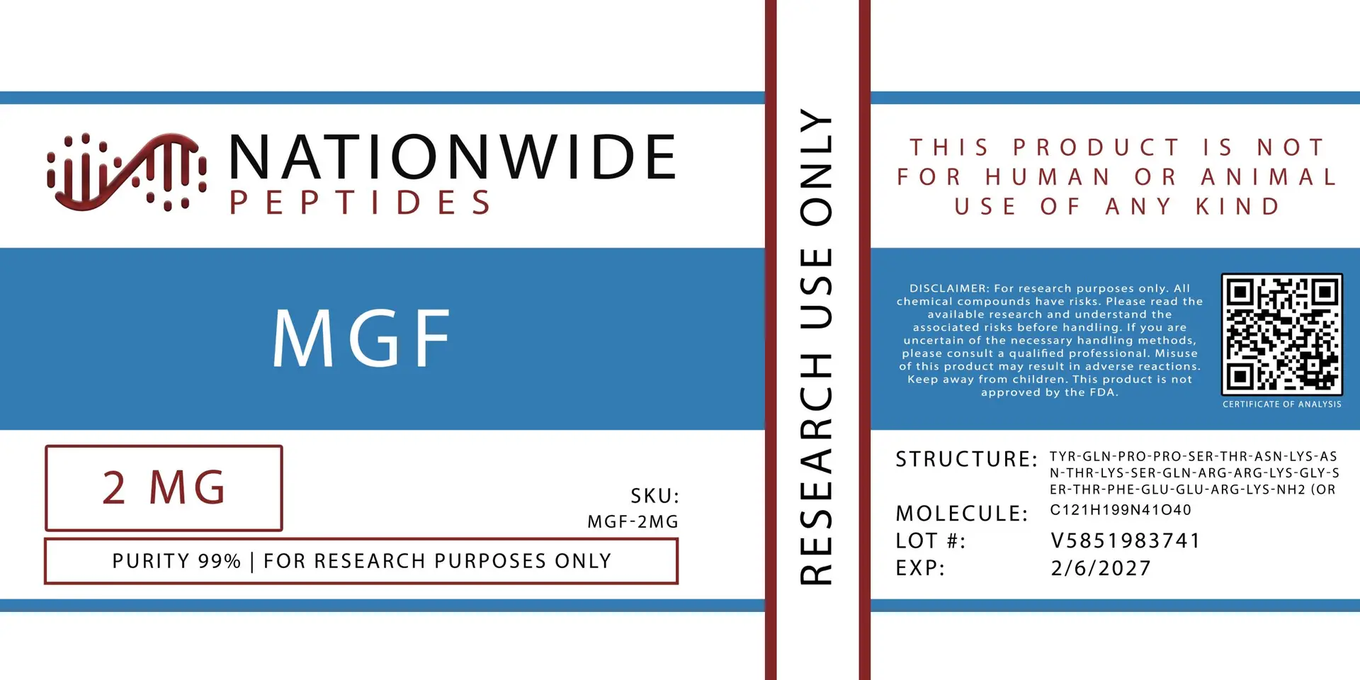 MGF (Mechano Growth Factor) Peptide - Image 4
